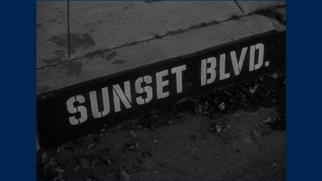 Sunset Boulevard Filmposter Leinwand - Vintage Wandkunst 50x75cm Ungerahmt